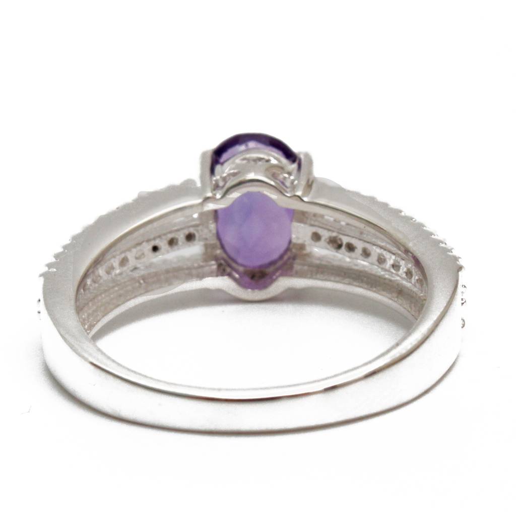 Amethyst Gemstone Ring : HJR0381