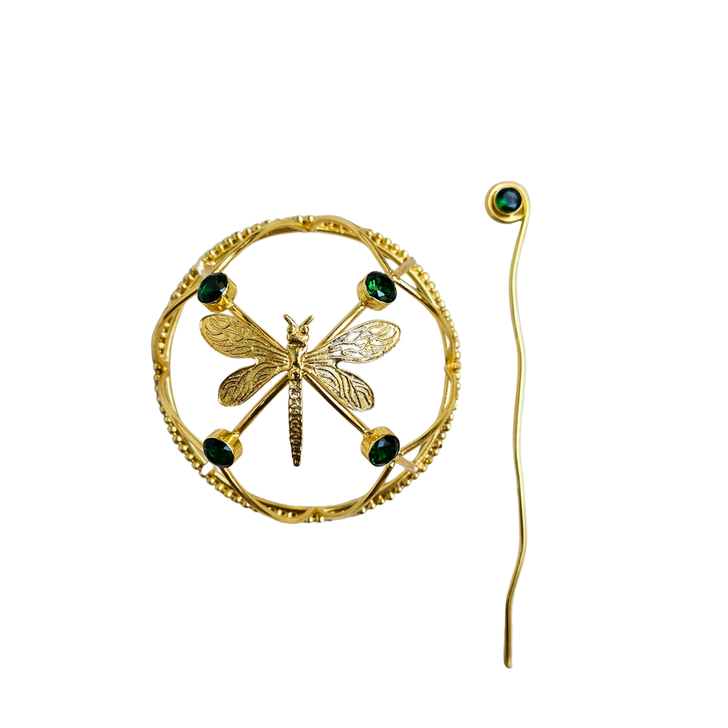Dragonfly Hair Bun Accessory : HB007