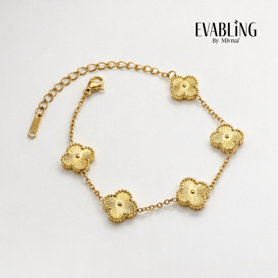 Clover Link Chain Bracelet : EBB6