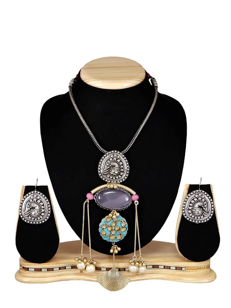 Antique Ornate Jewellery Set With Earrings : YI24A0075N