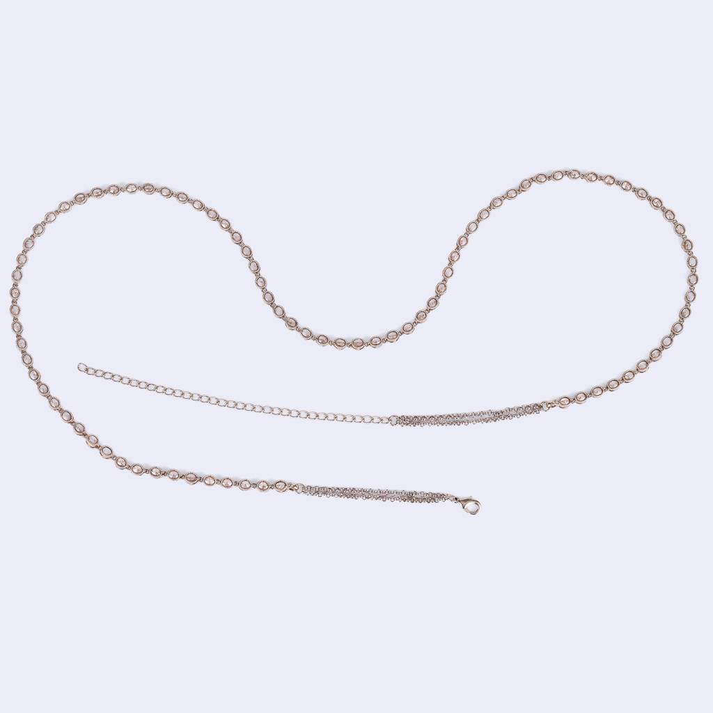 Lavish Round Shape Gold Plated Belly Kamarband(Waist Belt)For Women : 15BL332