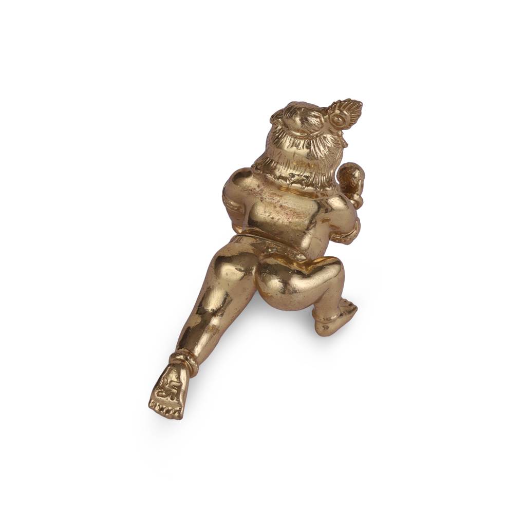 Lord Krishna Gold Plated Idol/Murti Home And Office Decorative Gifting : 15MU01
