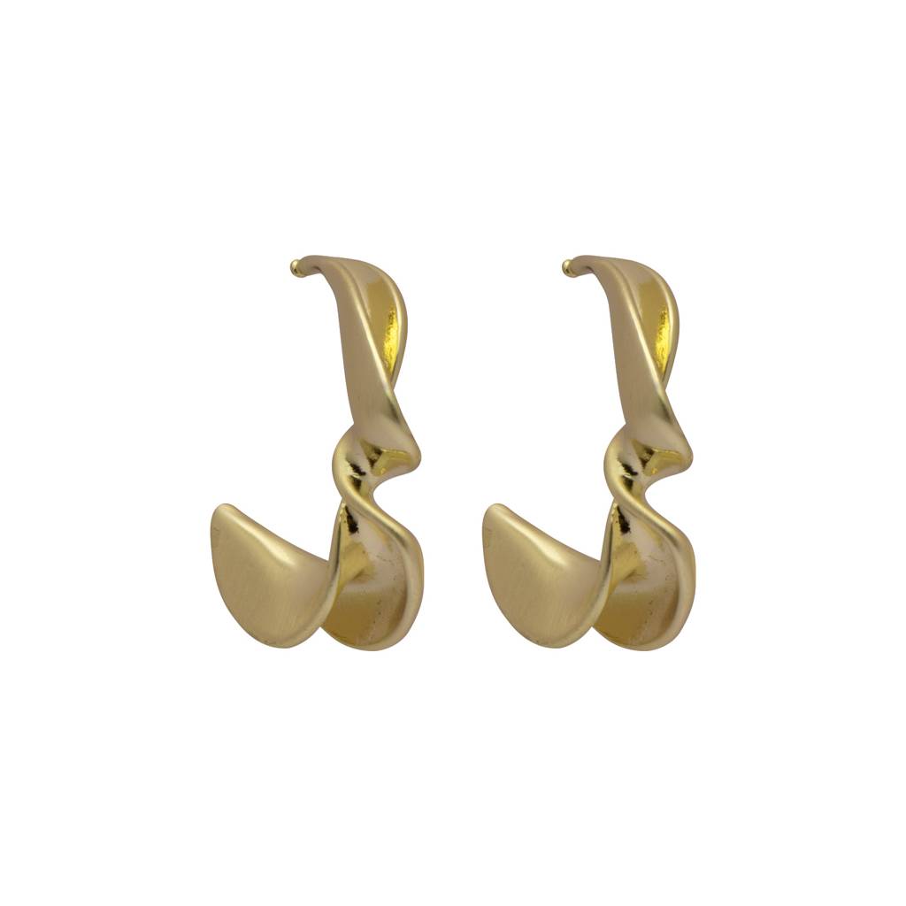 Icon Echo 18K Gold Plated Earrings : GildedEdge18KGoldPlatedEarrings