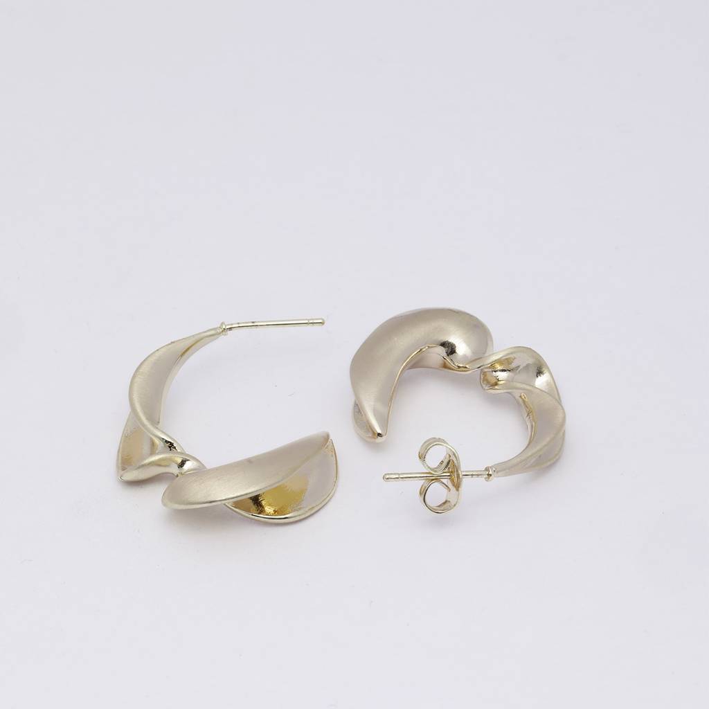 Icon Echo 18K Gold Plated Earrings : GildedEdge18KGoldPlatedEarrings