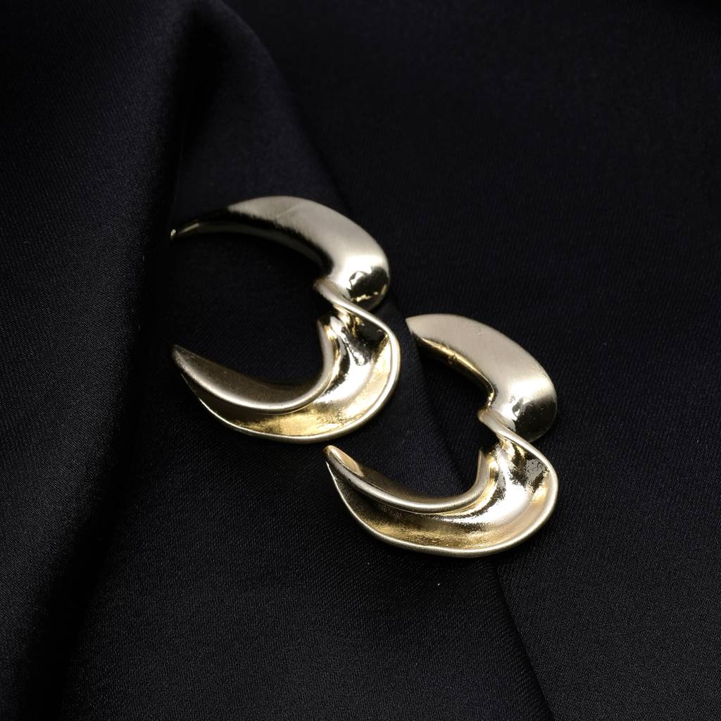 Icon Echo 18K Gold Plated Earrings : GildedEdge18KGoldPlatedEarrings