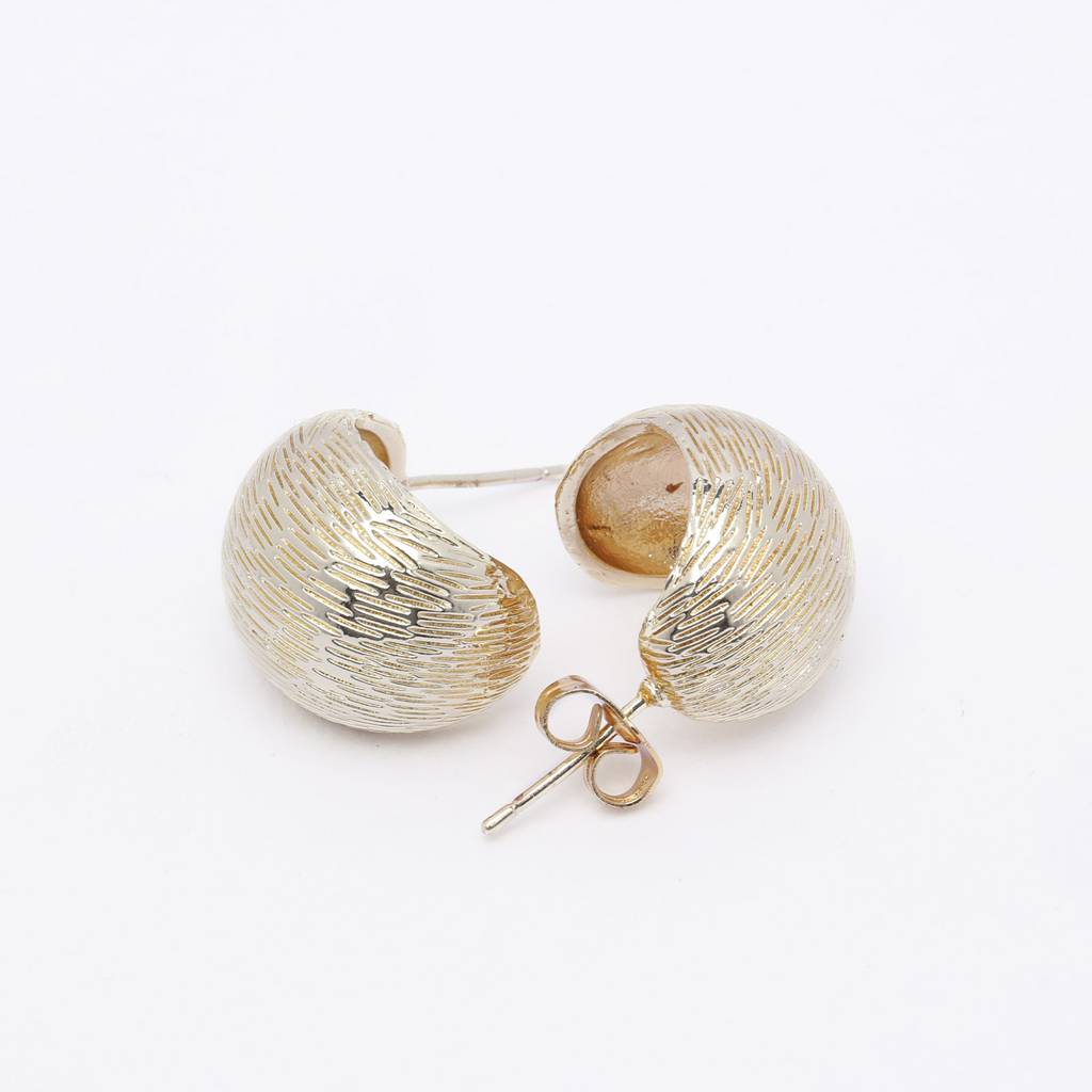 Lustre Lane 18K Gold Plated Earrings : GlowGoals18kGoldPlatedEarrings