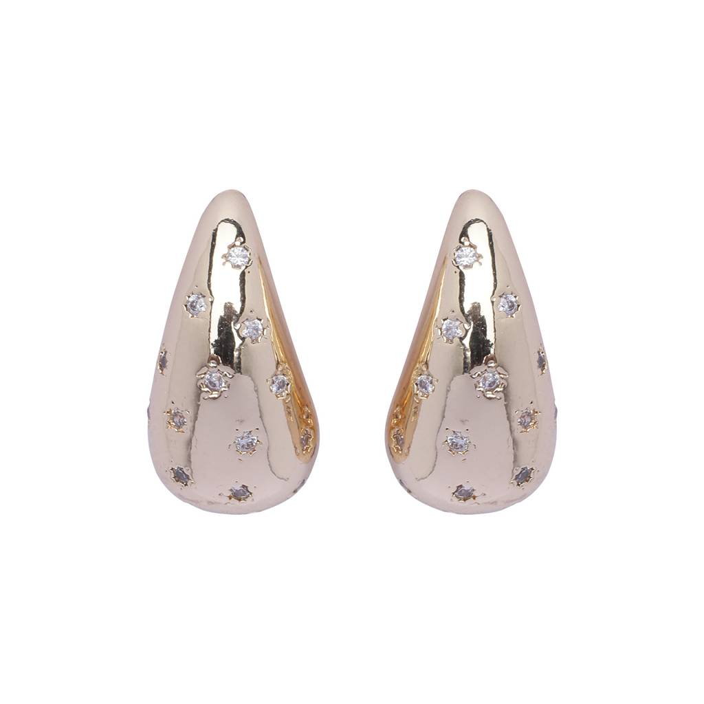 Luxe Drip 18K Gold Plated Earrings : GoldPlay18kGoldPlatedEarrings