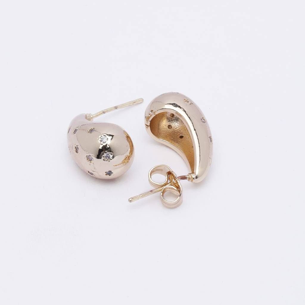 Luxe Drip 18K Gold Plated Earrings : GoldPlay18kGoldPlatedEarrings