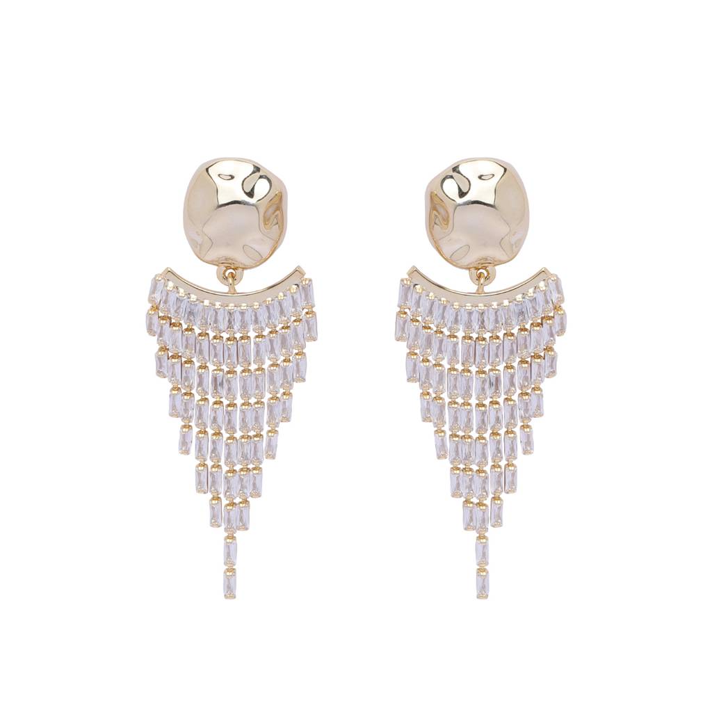 Midas Touch 18K Gold Plated Earrings : EleganceFall18kGoldPlatedEarrings