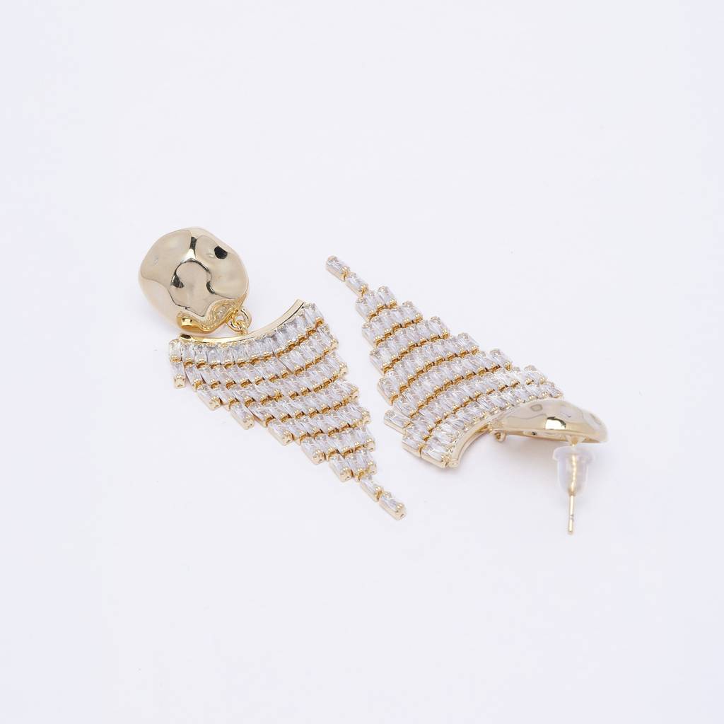Midas Touch 18K Gold Plated Earrings : EleganceFall18kGoldPlatedEarrings