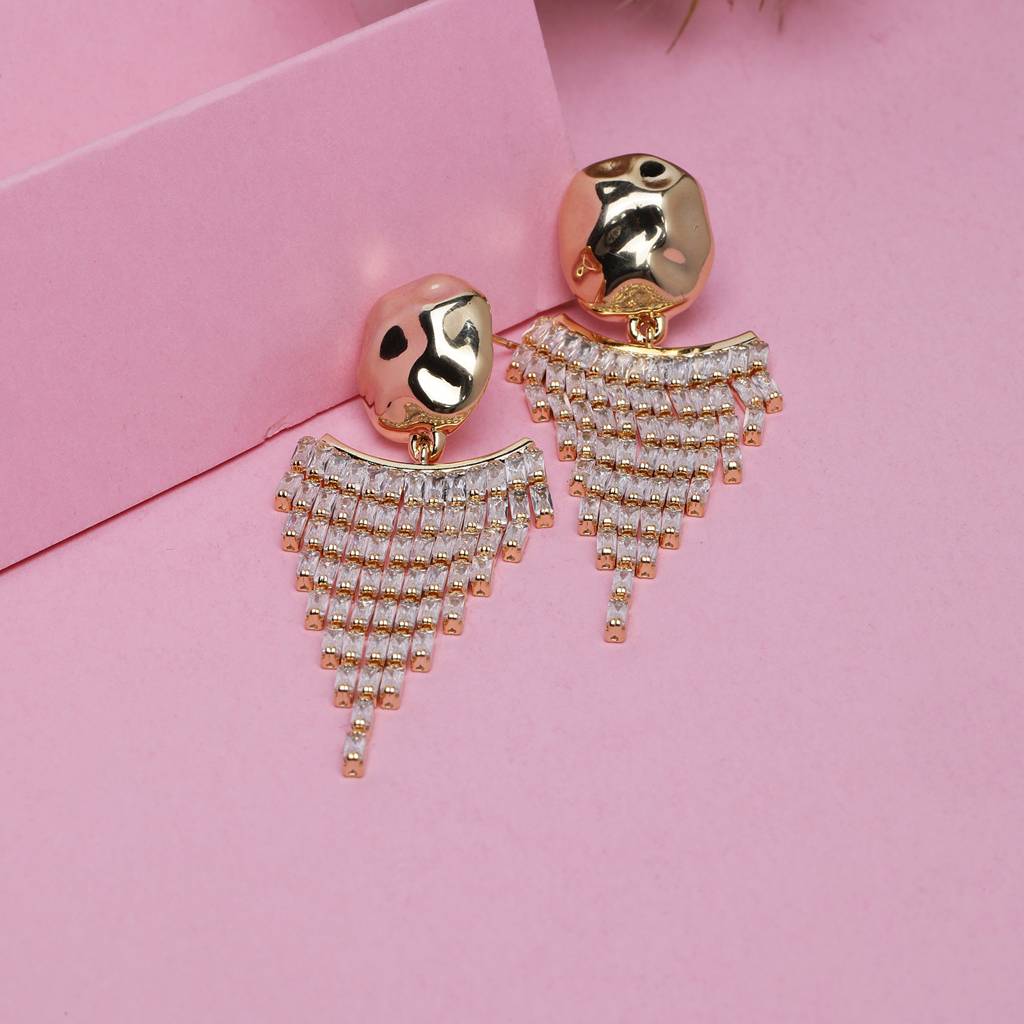 Midas Touch 18K Gold Plated Earrings : EleganceFall18kGoldPlatedEarrings