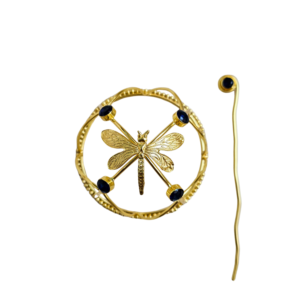 Dragonfly Hair Bun Accessory : HB007