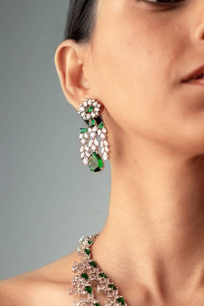 Catherine Emerald Necklace Set : 202511111