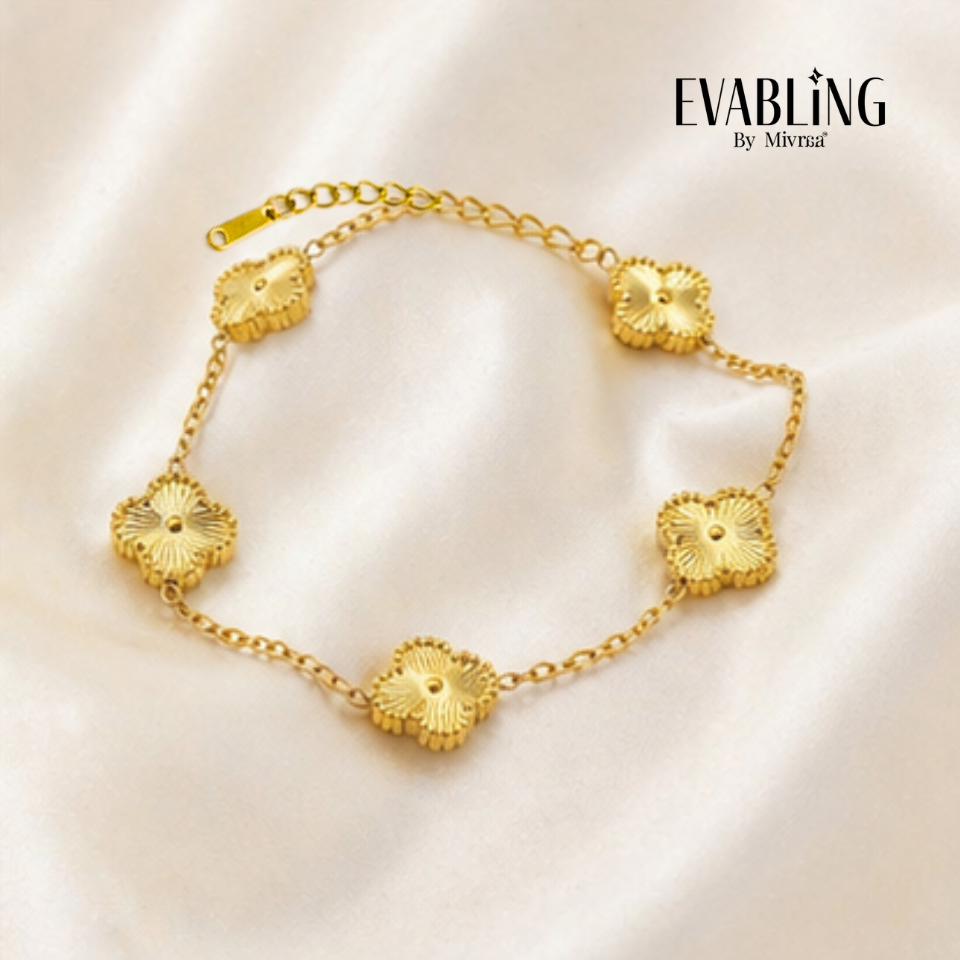 Clover Link Chain Bracelet : EBB6
