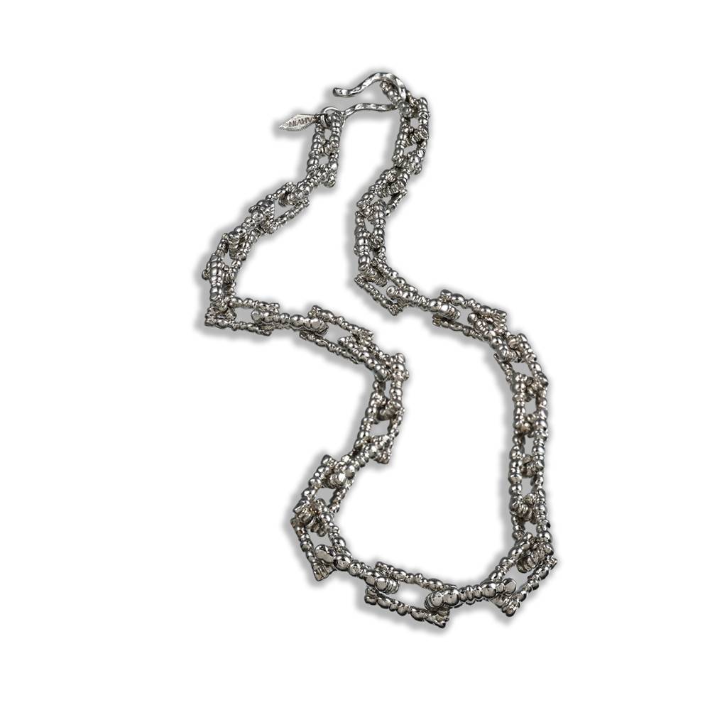 Riverbend Link Necklaceâ Oxidised : PGN-038-B