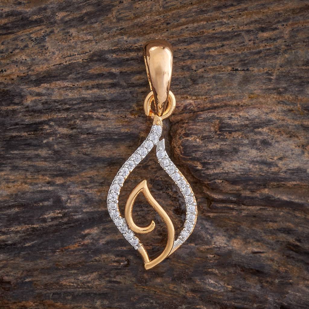 Kushal'S Fashion Jewellery White Party Zircon Pendant Set - 170658 : 411123