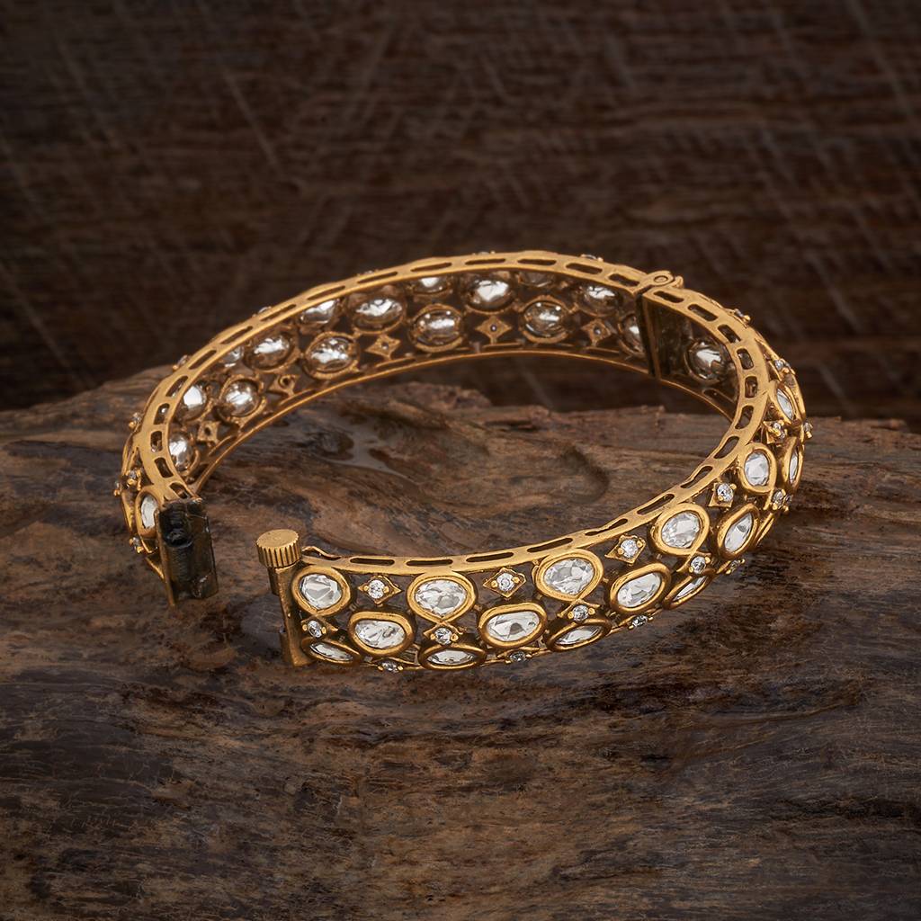Kushal'S Fashion Jewellery Party Kundan Bangle - 173611 : 416786