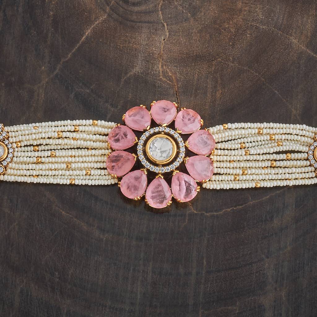 Kushal'S Fashion Jewellery Western Kundan Necklace - 174040 : 417640
