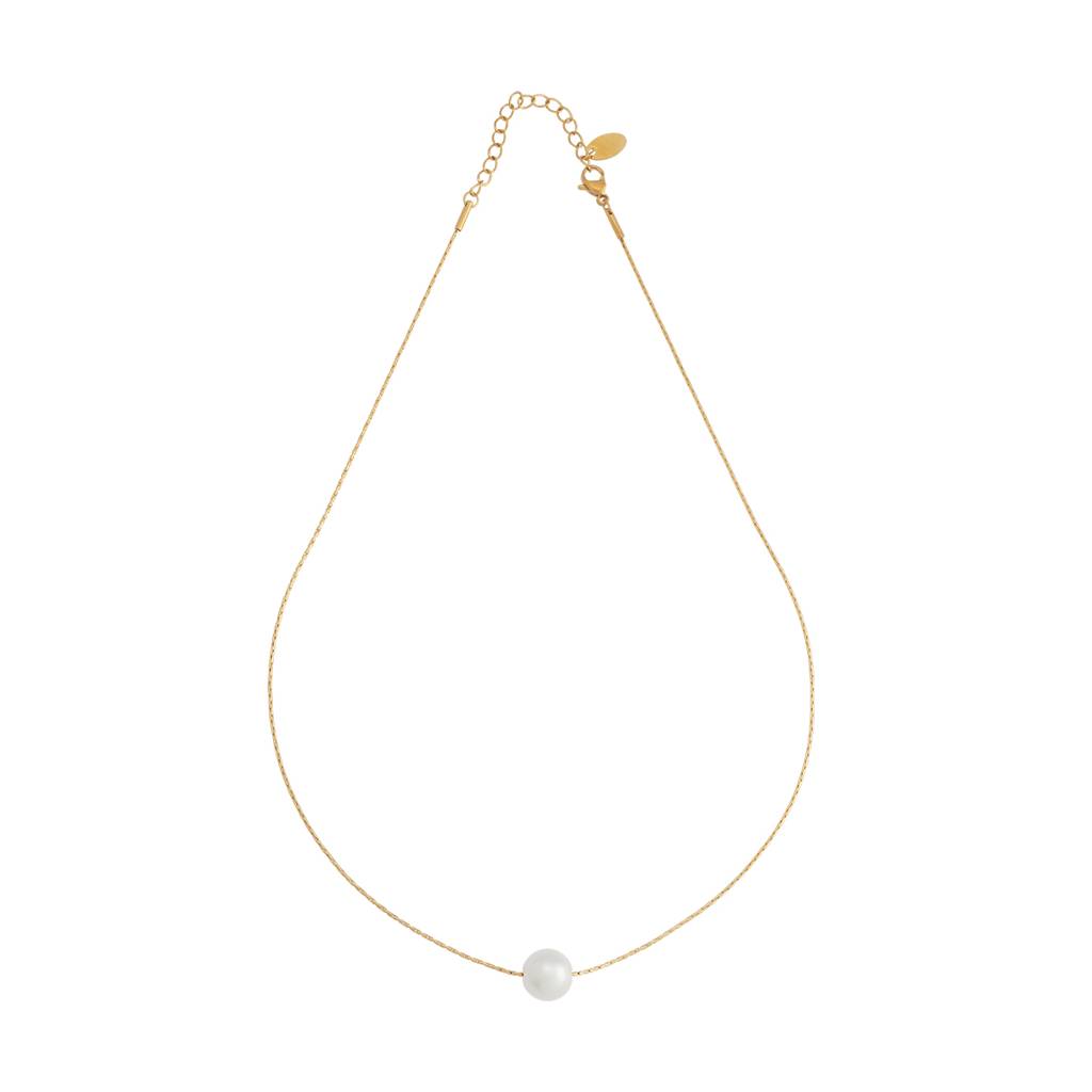 Kushal'S Fashion Jewellery Pearl Gold-Plated Casual Trendy Necklace - 418753 : 418753