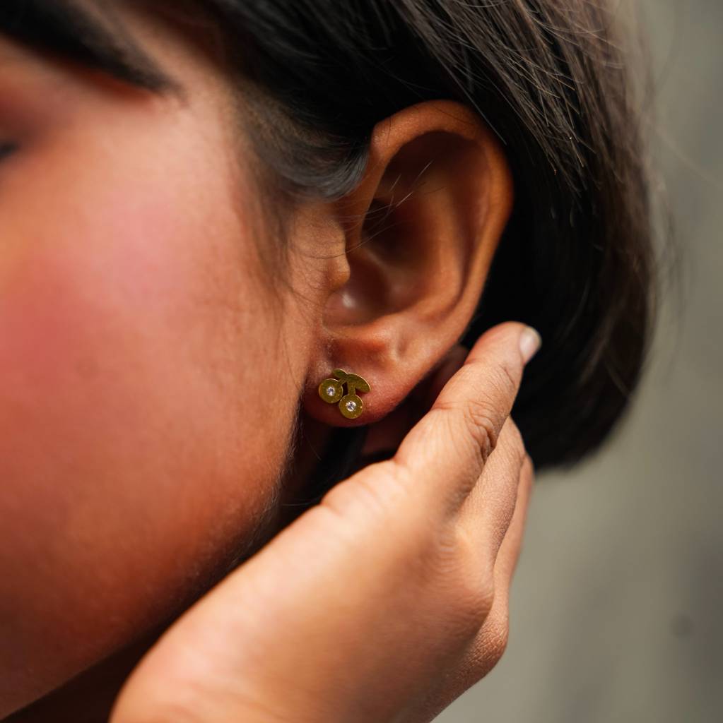 Kids Cherry Stud Earring : EA611502G