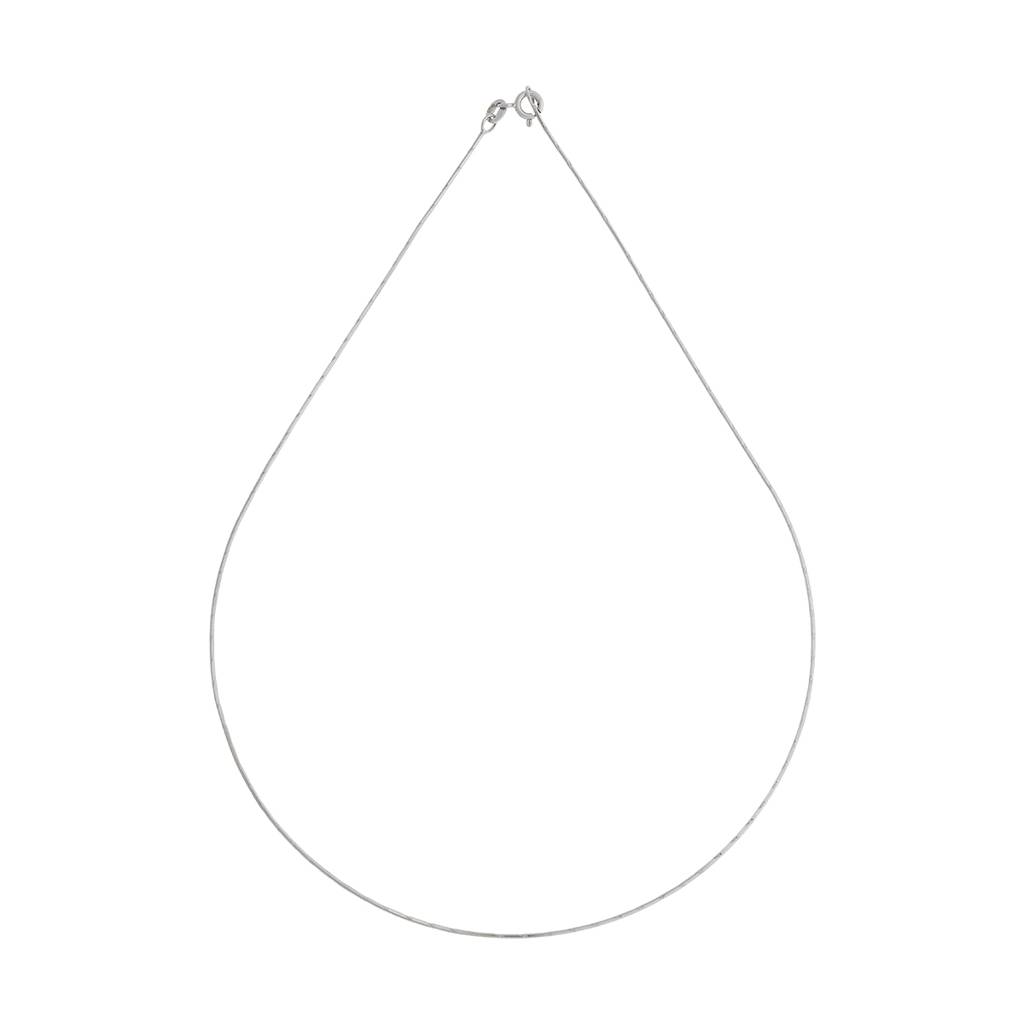 Kushal'S Fashion Jewellery 92.5 Pure Silver Rhodium-Plated Chain : 423597