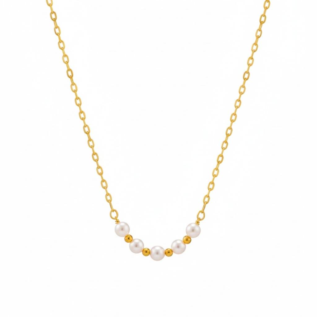 Pearl Bar Necklace : RJFSPN104