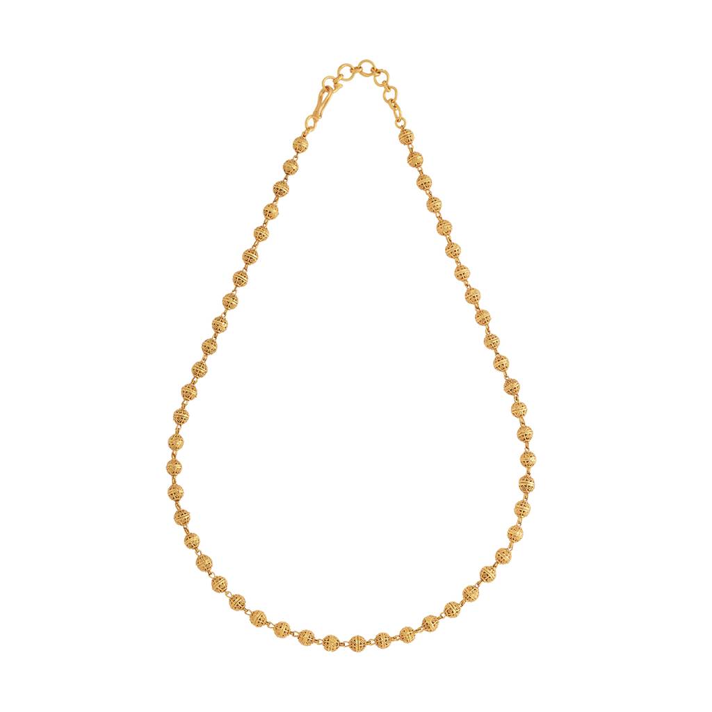 Kushal'S Fashion Jewellery Gold-Plated Ethnic Antique Chain - 424331 : 424331