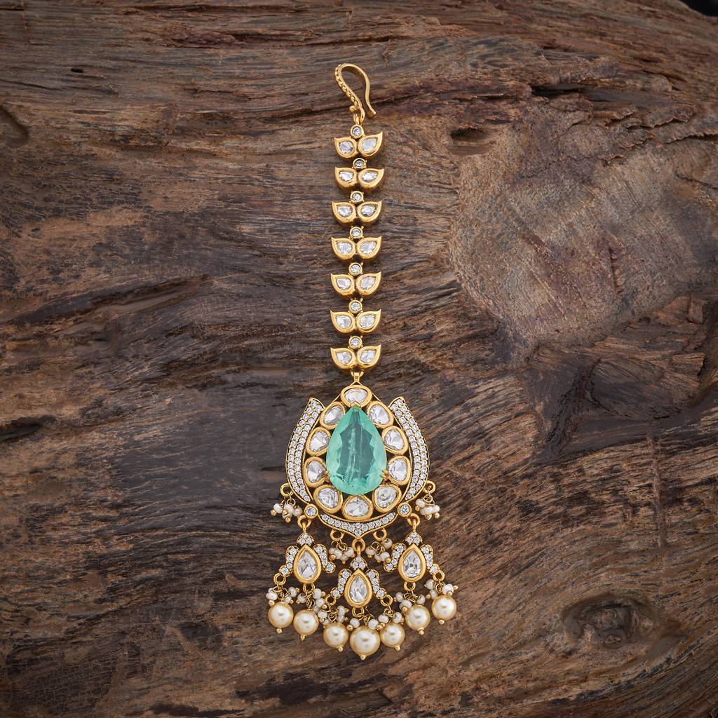 Kushal'S Fashion Jewellery Victorian Plated Party Kundan Tikka - 178267 : 426999