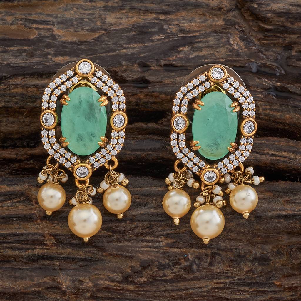 Kushal'S Fashion Jewellery Victorian Plated Party Kundan Studs - 178278 : 426986