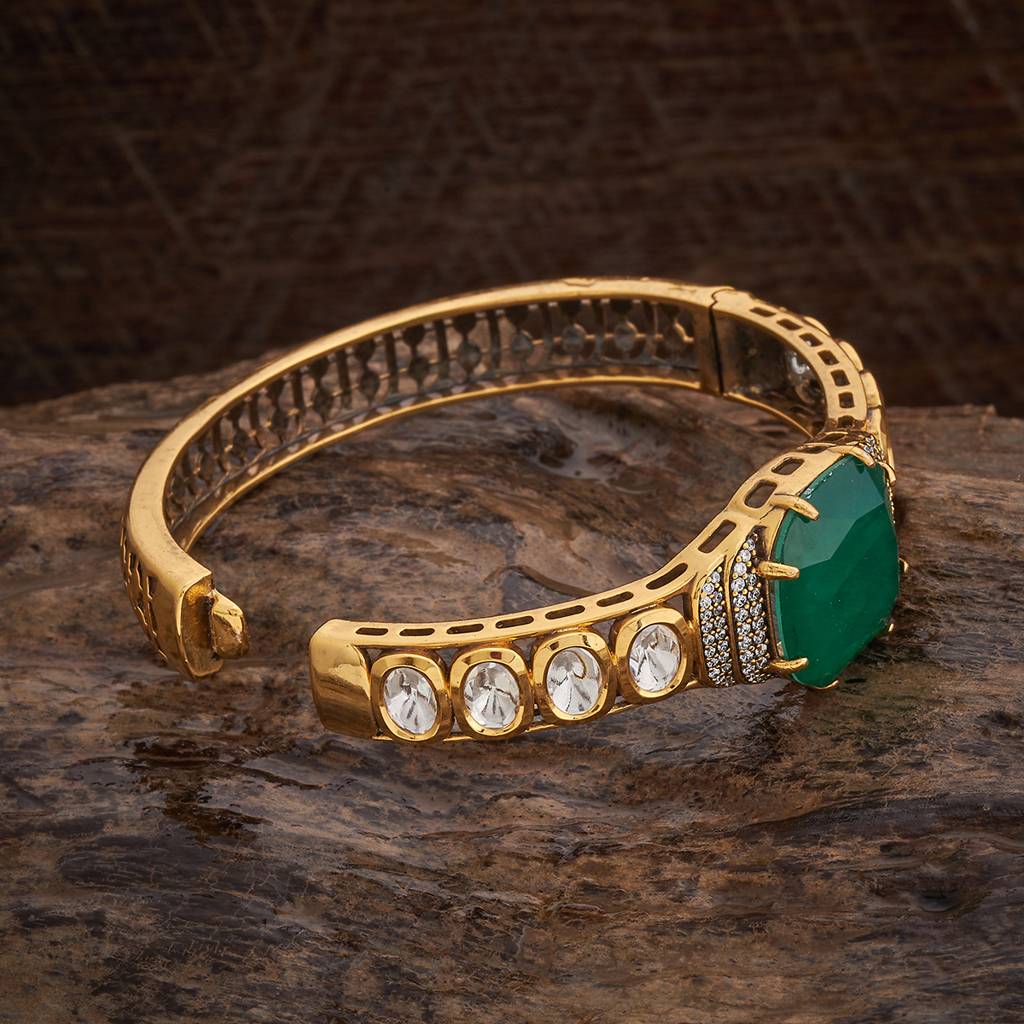 Kushal'S Fashion Jewellery Party Kundan Kada - 178285 : 426925