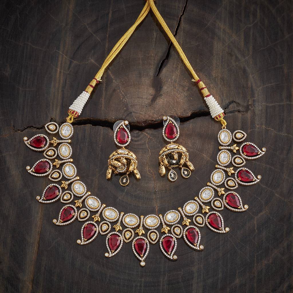 Kushal'S Fashion Jewellery Party Kundan Jewellery Set - 178302 : 426944