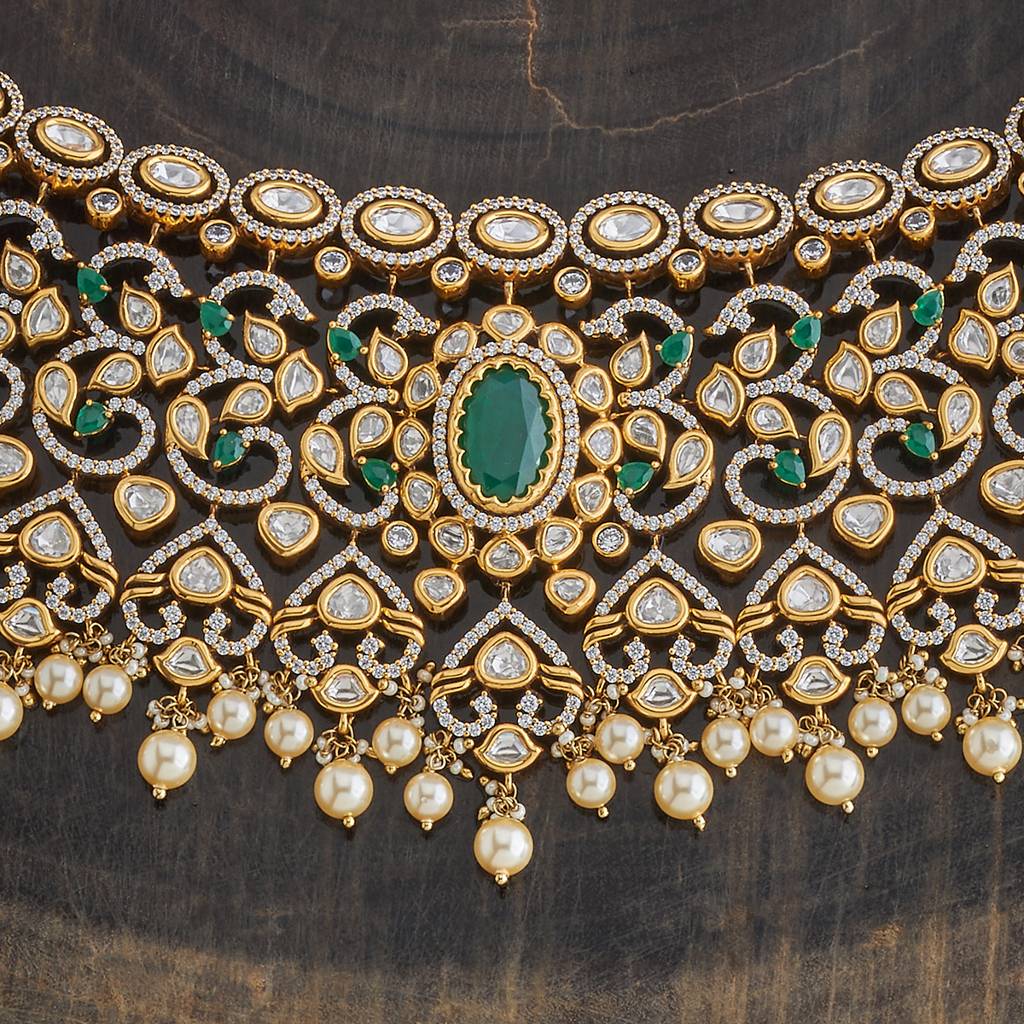 Kushal'S Fashion Jewellery Party Kundan Jewellery Set - 178308 : 426957