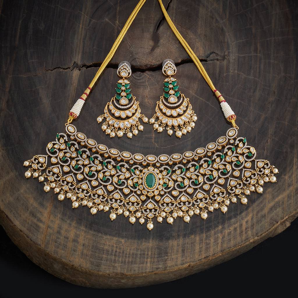 Kushal'S Fashion Jewellery Party Kundan Jewellery Set - 178308 : 426957