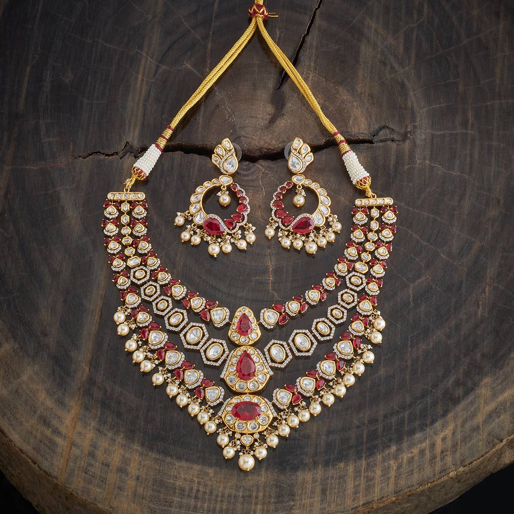 Kushal'S Fashion Jewellery Party Kundan Jewellery Set - 178320 : 426960