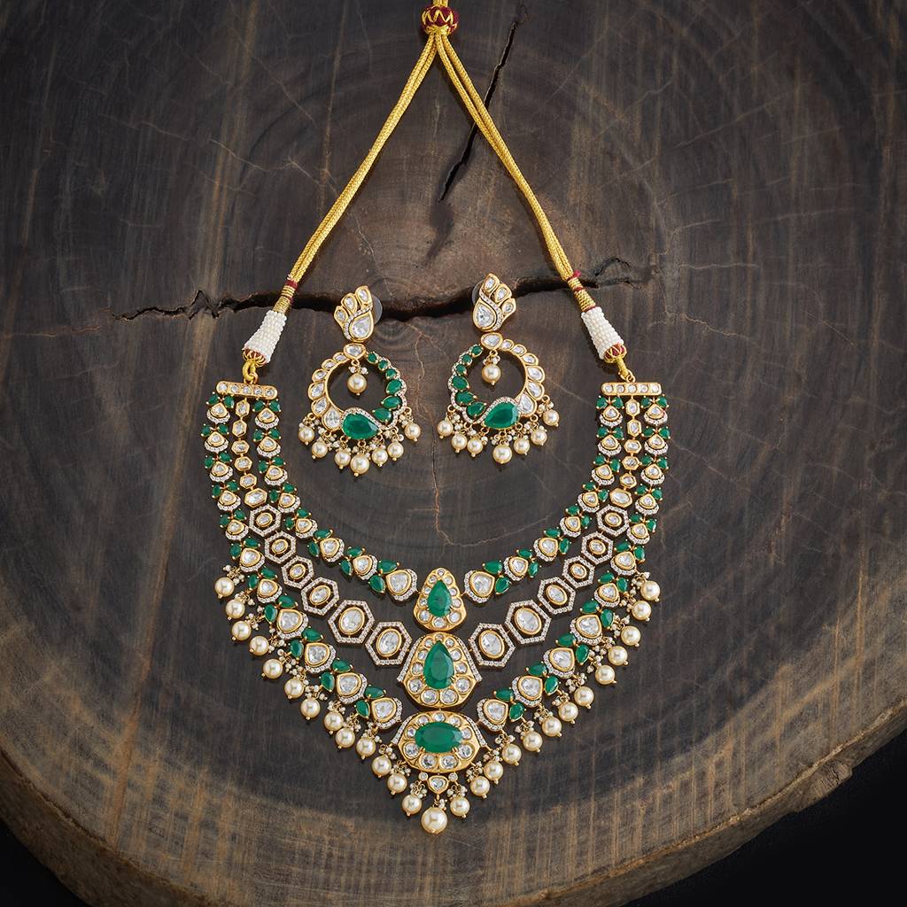 Kushal'S Fashion Jewellery Party Kundan Jewellery Set - 178320 : 434606