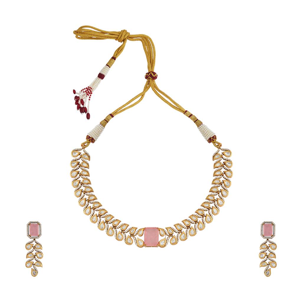 Kushal'S Fashion Jewellery Party Kundan Jewellery Set - 178323 : 426966