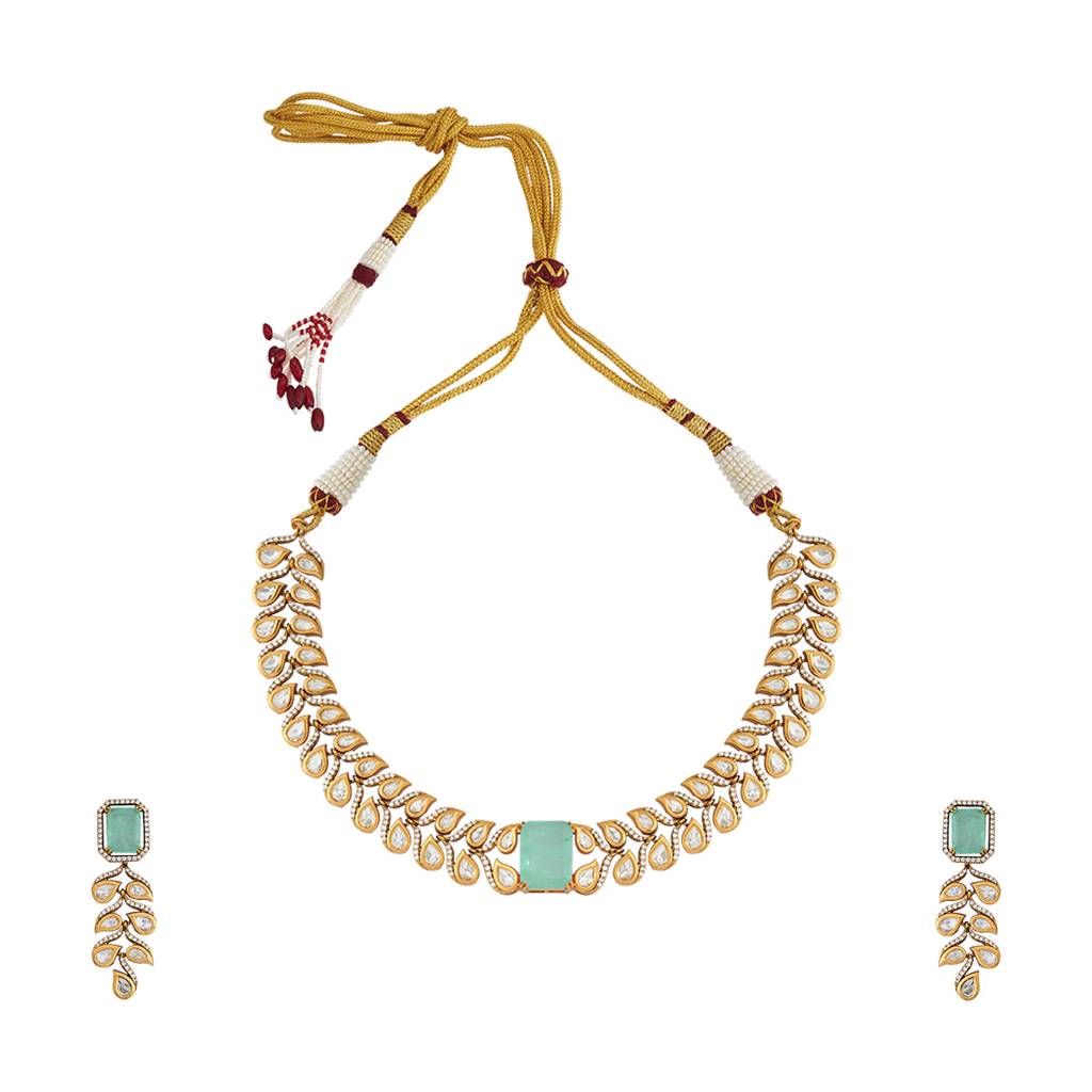 Kushal'S Fashion Jewellery Party Kundan Jewellery Set - 178323 : 426967