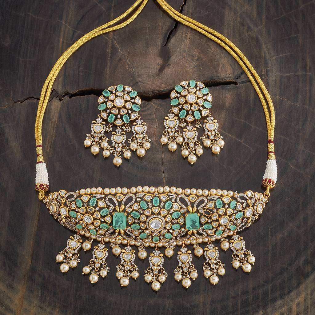 Kushal'S Fashion Jewellery Mint Party Kundan Jewellery Set - 426972 : 426972