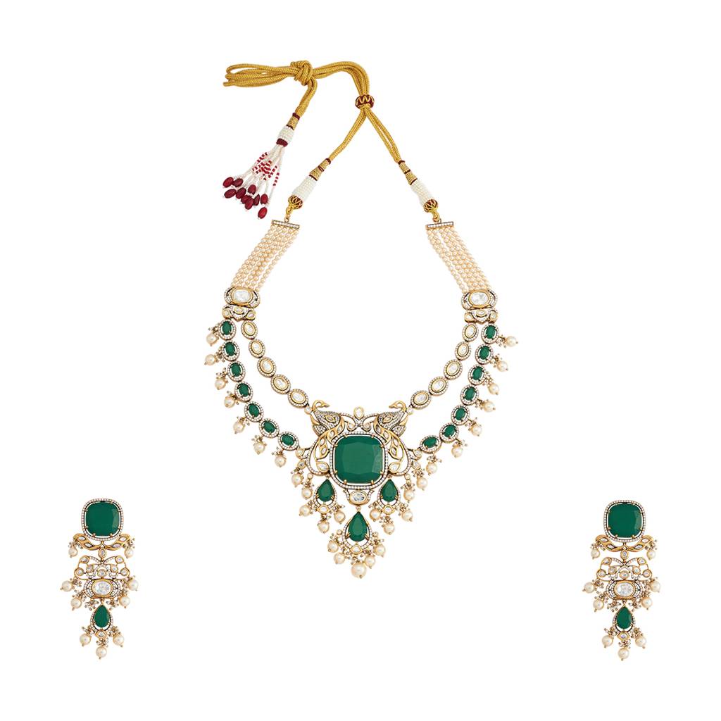 Kushal'S Fashion Jewellery Party Kundan Jewellery Set - 178328 : 426975