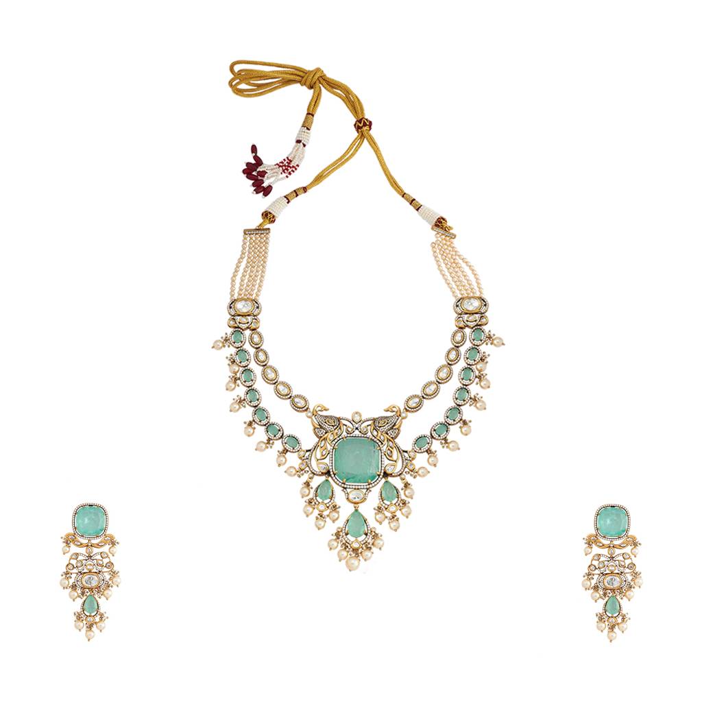 Kushal'S Fashion Jewellery Party Kundan Jewellery Set - 178328 : 426976