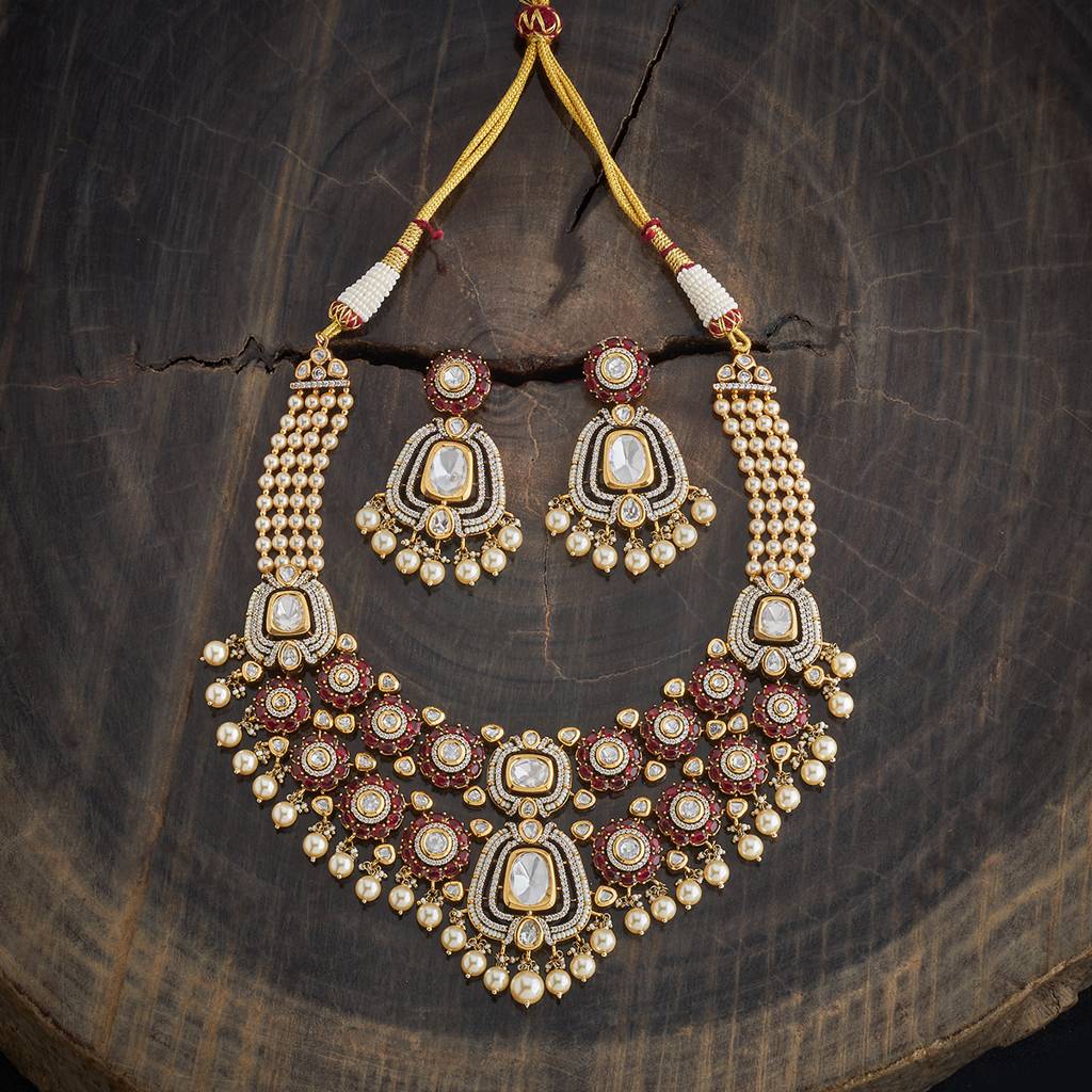Kushal'S Fashion Jewellery Party Kundan Jewellery Set - 178329 : 426977