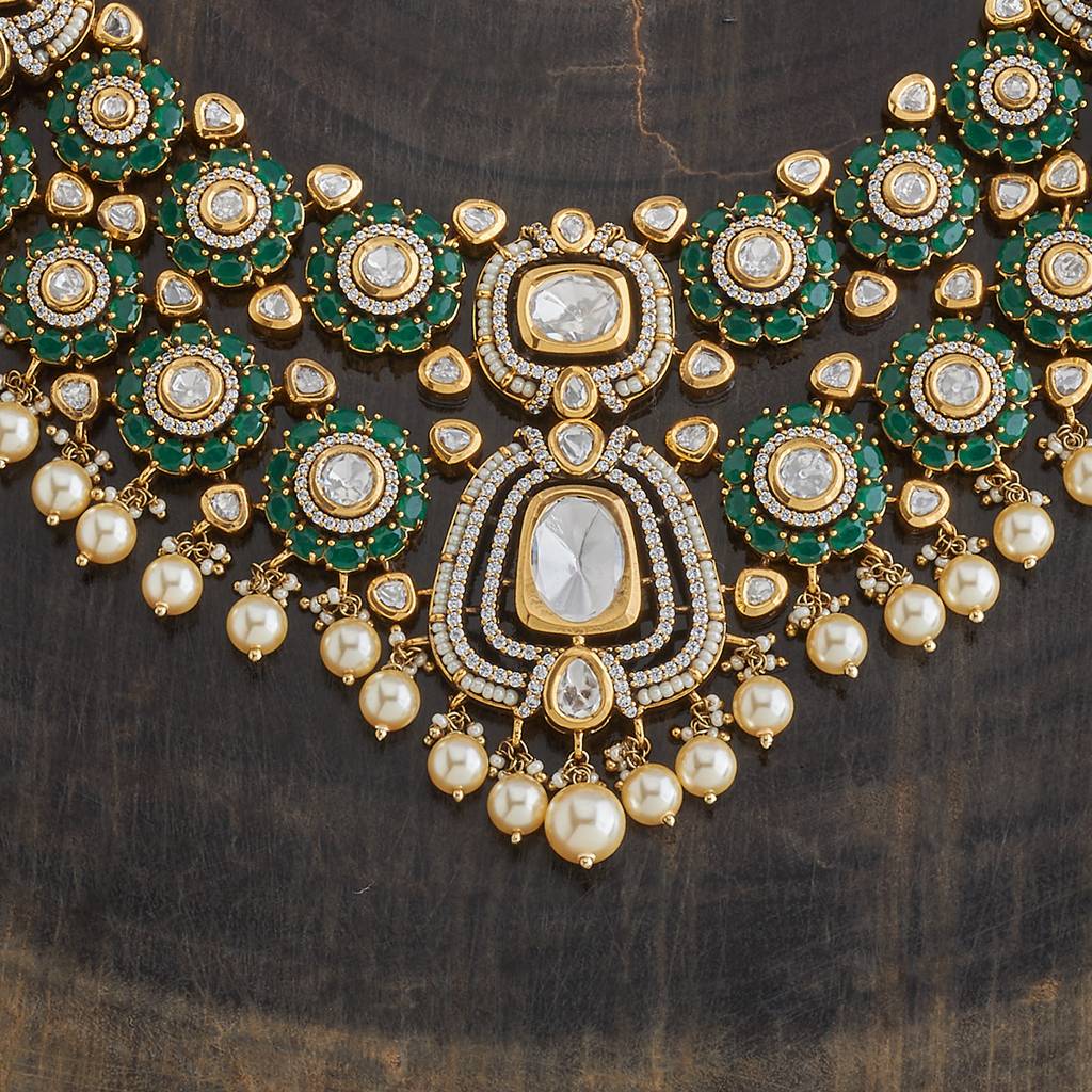 Kushal'S Fashion Jewellery Party Kundan Jewellery Set - 178329 : 426978