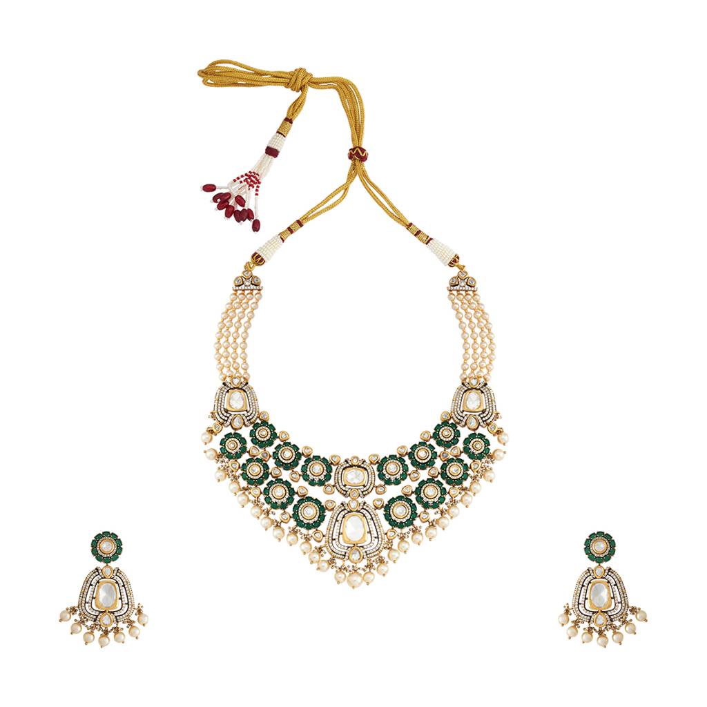 Kushal'S Fashion Jewellery Party Kundan Jewellery Set - 178329 : 426978