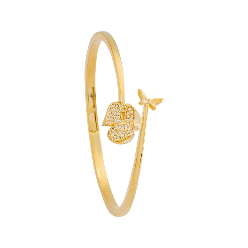 Kushal'S Fashion Jewellery -Plated Party Zircon Kada - 178706 : 427828