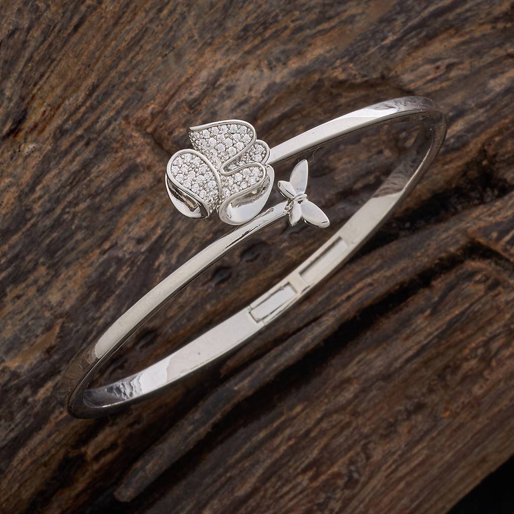 Kushal'S Fashion Jewellery -Plated Party Zircon Kada - 178706 : 427829