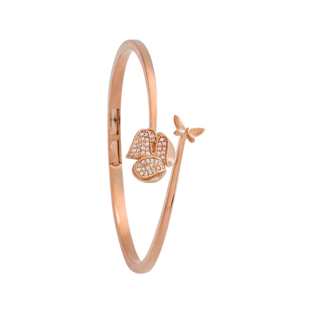 Kushal'S Fashion Jewellery -Plated Party Zircon Kada - 178706 : 427830