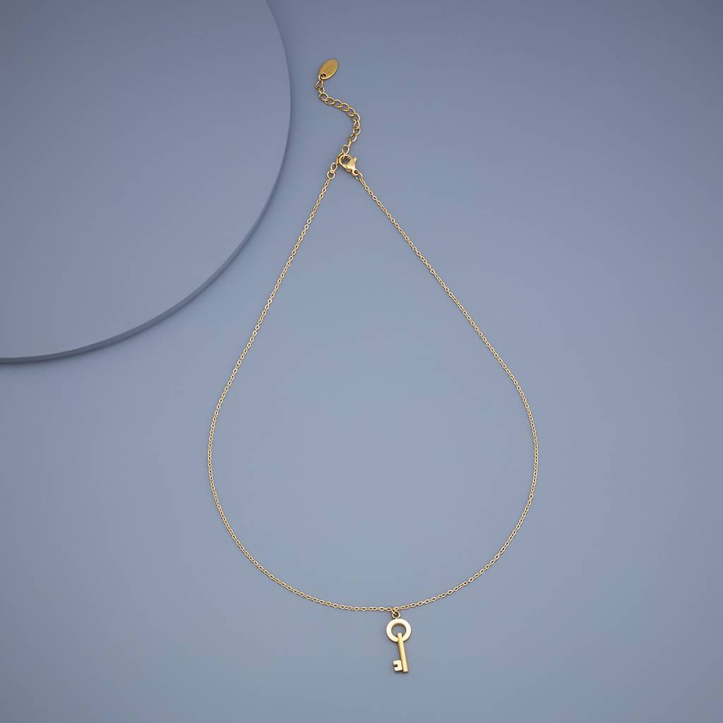 Kushal'S Fashion Jewellery White Gold-Plated Casual Trendy Necklace - 430045 : 430045