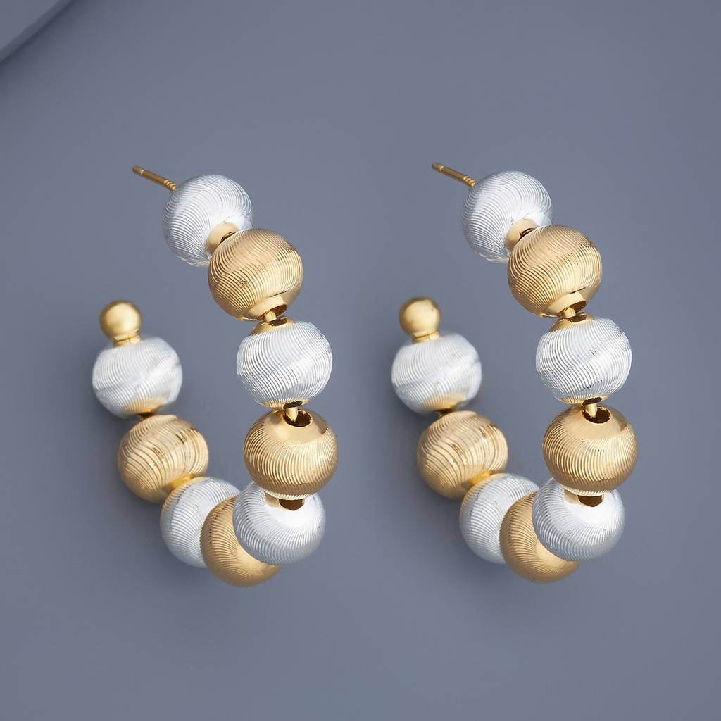 Kushal'S Fashion Jewellery Rhodium-Plated Party Trendy Earring - 430147 : 430147