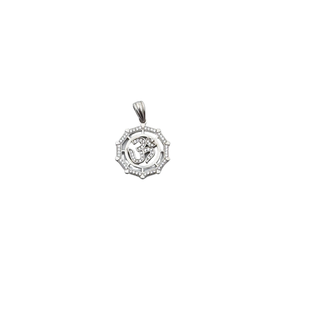 Silver Om Pendant : SS156