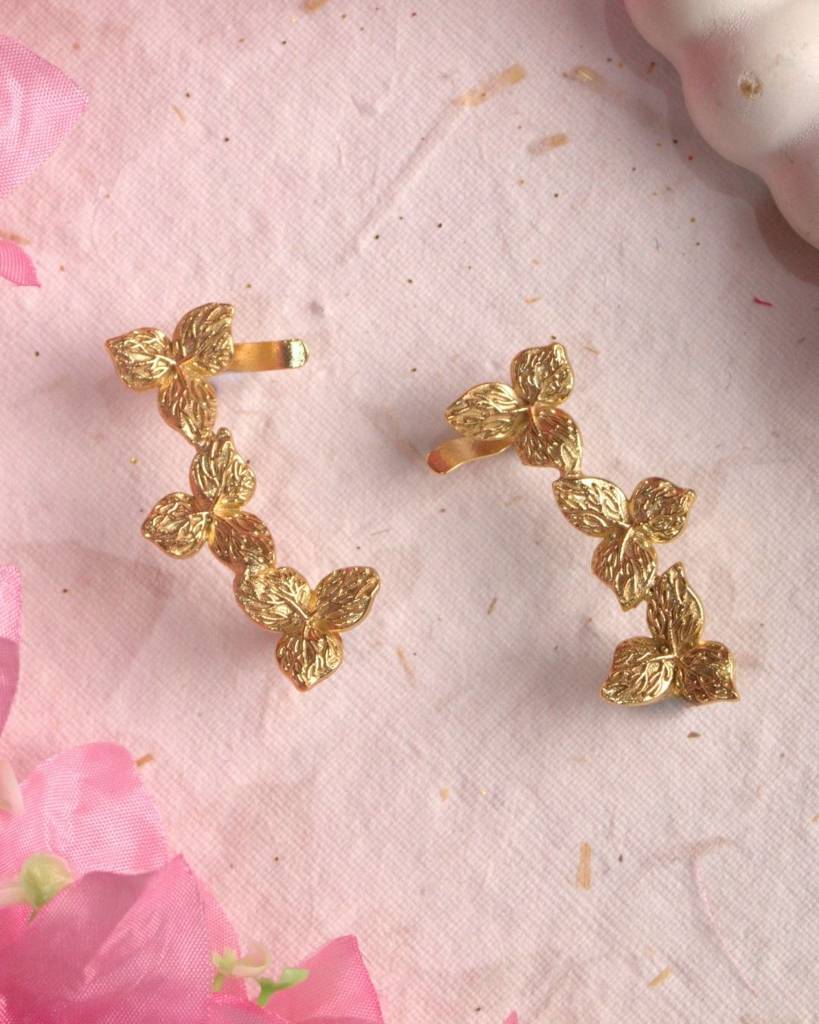 Aranya  Bougainvillea Ear Climber : EBAFEC